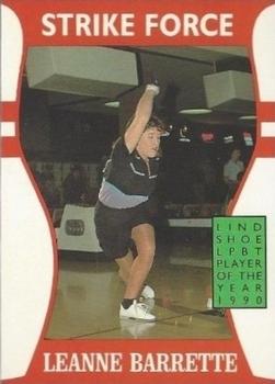 1991 Little Sun Ladies Pro Bowling Tour Strike Force #8 Leanne Barrette Front